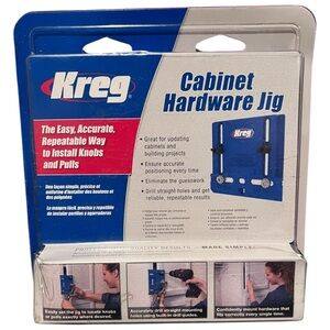 Kreg Tool Company KHI-PULL Cabinet Hardware Jig NEW Sealed